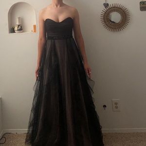 Teeze Me size 1/2 Black Tulle Dress in good condition